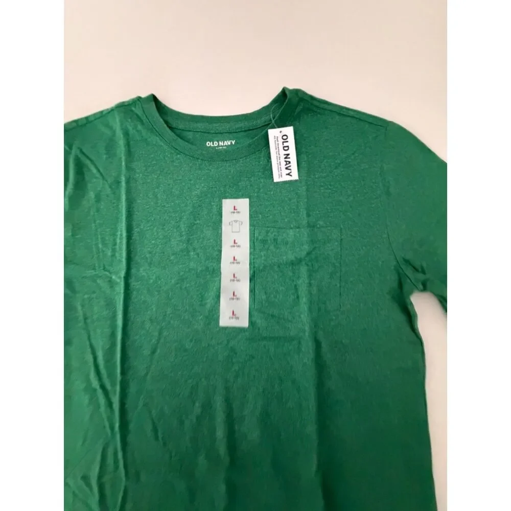 Old Navy Green Tee Large 10-12 boys
